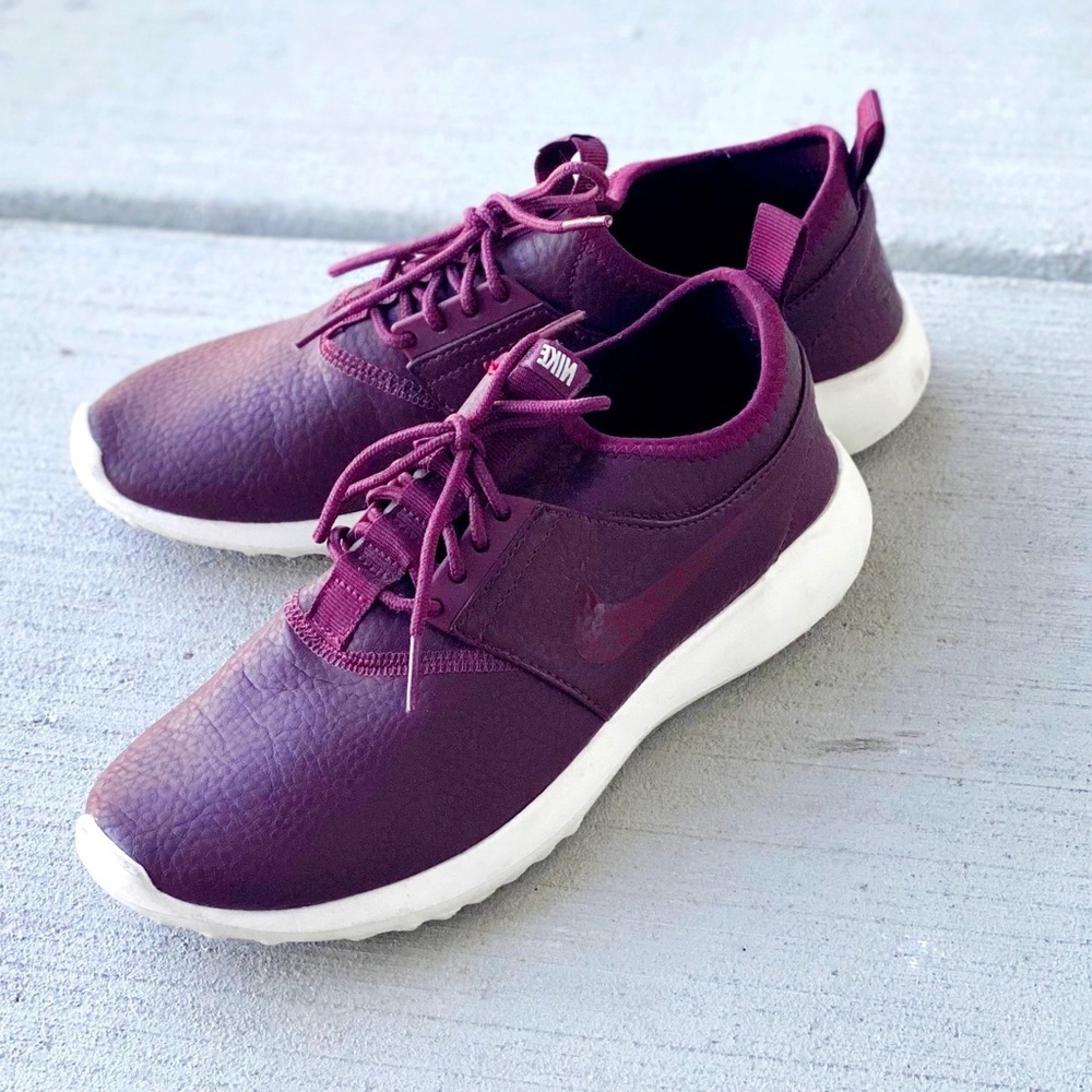 Nike Women’s Burgundy Leather Sneakers